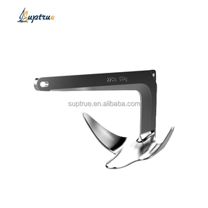 Ancre de <span class=keywords><strong>bateau</strong></span> de style Bruce en acier inoxydable 316 de 15 kg, finition polie miroir - Product Image 1