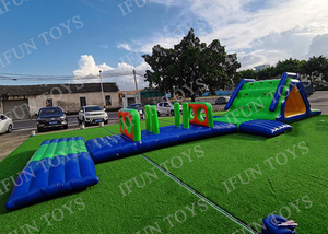 <span class=keywords><strong>Parcours</strong></span> d'obstacles aquatiques gonflables pour parc <span class=keywords><strong>aquatique</strong></span>, jeux aquatiques gonflables flottants pour enfants et adultes, complexe hôtelier - Product Image 2