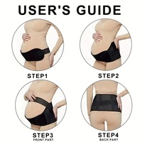 Ceinture de soutien de maternité pour femmes enceintes – Respirante, douce, enveloppante, réglable pour le soutien abdominal et lombaire, soulagement de la douleur