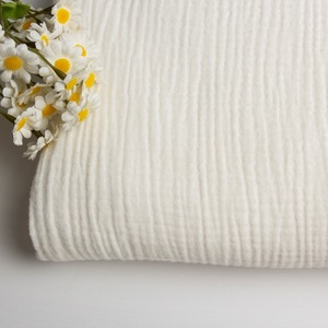 Tela de Crepé de Gasa de Algodón de Doble Capa, Tela Suave para Baberos de Bebé, Pijamas, Material para Ropa de Bebés y Maternidad - Product Image 1