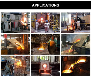 Four à induction industriel de fréquence intermédiaire de 150Kg 200Kg 350Kg 500Kg pour la fonte de fer et d'acier - Product Image 6