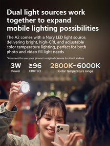 Linterna de xenón para teléfono móvil con accesorio magnético, luz suplementaria para teléfonos Apple, luz suplementaria dedicada para fotografía. - Product Image 4