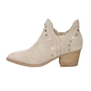 Bottines pour femmes Carmela, beige, talon de 5 cm, taille 38 - Product Image 1