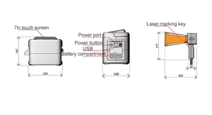 Nhỏ gọn sợi <span class=keywords><strong>Laser</strong></span> đánh dấu máy tính di động máy <span class=keywords><strong>Laser</strong></span> đánh dấu kim loại - Product Image 6
