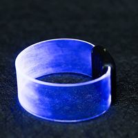 Bracelets LED Activés par le Son pour Fêtes, Bracelets Magnétiques à Couleurs Changeantes, Bracelets Lumineux LED