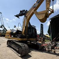 Excavatrice hydraulique d'occasion de 20 tonnes, d'origine japonaise, excavatrice d'occasion CAT 320d, excavatrices Caterpillar d'occasion