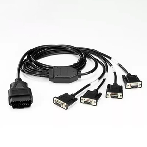 12 فولت/24 فولت OBD2/16Pin إلى RS232 المنشق 60 أنثى <span class=keywords><strong>OBD</strong></span> 2/II إلى 6 أنثى DB9 ديسيبل 9Pin موصل مسلسل - Product Image 4