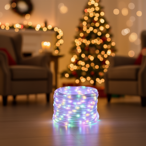 Cadena de luces LED multicolor pastel con 150 LED Iluminación decorativa de PVC de 49,2' - Product Image 2