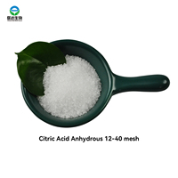 Acide citrique anhydre CAS 5949-29-1 Poudre d'acide citrique Acide citrique monohydraté Acidifiant