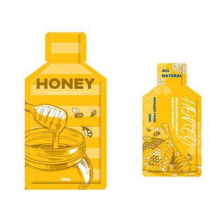 Bolsita de miel de alta calidad, 30ml, 50ml, embalaje personalizado de papel de aluminio, paquete de plástico, <span class=keywords><strong>bolsa</strong></span> de té, café y leche - Product Image 2