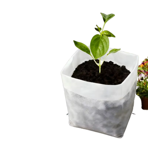 Vasi <span class=keywords><strong>in</strong></span> Tessuto Non Tessuto 9x11cm per Semina <span class=keywords><strong>di</strong></span> <span class=keywords><strong>Fiori</strong></span> e Alberi da Frutto, Sacchetti Biologici per la Crescita <span class=keywords><strong>di</strong></span> Piantine - Product Image 1