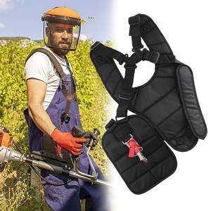 Ceinture rembourrée confortable Double bandoulière pour <span class=keywords><strong>Stihl</strong></span> Husqvarna Echo coupe-bordures débroussailleuses outils de jardin accessoires - Product Image 5