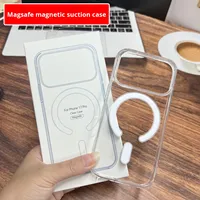 Coque de Téléphone Magnétique Renforcée Anti-Chute, Anti-Jaunissement et Transparente Couverture Intégrale pour iPhone 17 Pro Max