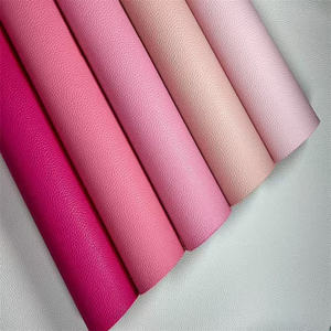 Tissu synthétique en polyuréthane imitation cuir de 1,6 mm, matière première en PVC, peau de litchi pour sacs et chaussures - Product Image 5