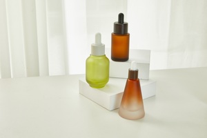 Leere Nagelhautöl Ätherisches Öl Körperöl Behälter 30ml 50ml 100ml Mattglas Runde Tropfflasche - Product Image 3