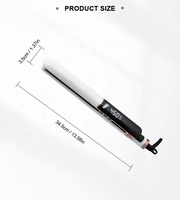 Lisseur de cheveux électrique professionnel avec écran LCD, chauffage rapide PTC, logo personnalisé, cordon rotatif à 360°