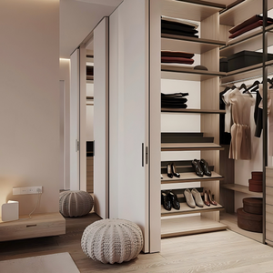 Nuevo Armario Abierto Ligero con Barra Independiente para Colgar Pantalones, Ideal para Casas de Alquiler y Áreas de Vestir Temporales - Product Image 6