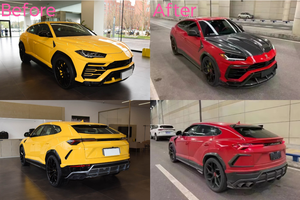 Kit de conversion TOPCA-R en fibre de carbone pour Lamborghini URUS : Lame avant, jupes latérales et diffuseur arrière - Product Image 3