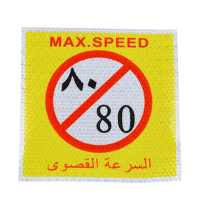 Arabie Saoudite Réfléchissant Personnalisé Aucun Fumer Extincteur <span class=keywords><strong>Danger</strong></span> pour Diesel Carburant Long Véhicules Imprimable PET/PVC/PC/PMMA Adhésif - Product Image 3