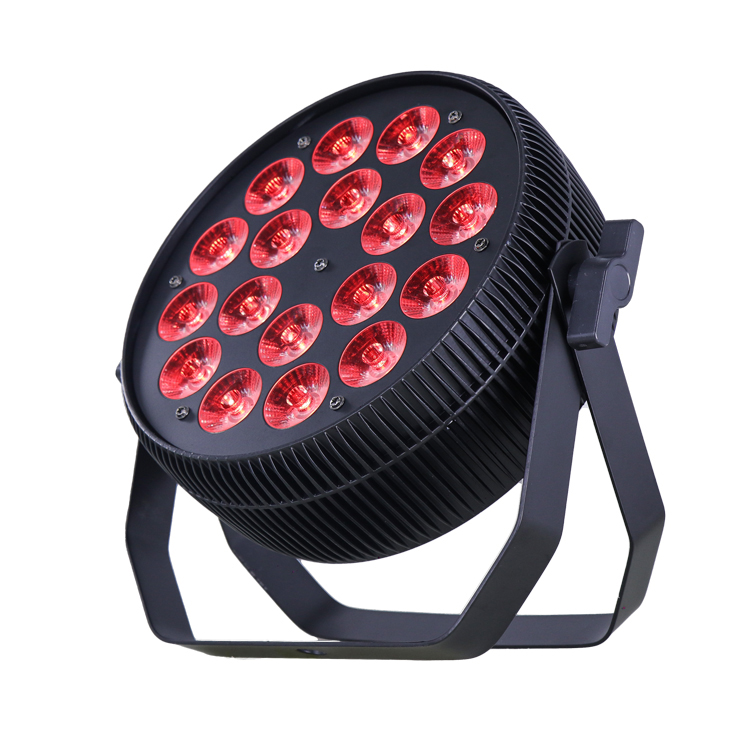 VLTG Par Light 18Pcs 18W Led Par Stage Light 4In1 Flat Light Background Wash Stage Equipment