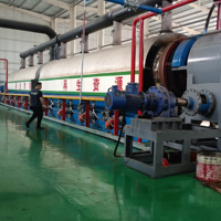 Capacité avancée de machine de pyrolyse continue de pneu 50tpd