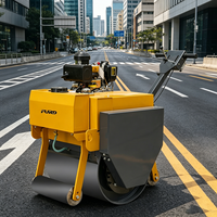Mini-compacteur routier portatif pour asphalte et terre