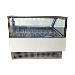 Réfrigérateurs de présentation de gelato de haute qualité, mini, 12 saveurs, dégivrage automatique - Product Image 6
