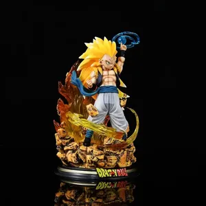 Figura de Colección de Anime, Modelo de Personaje de Dibujos Animados, Estatua de PVC de 22 cm, Figura Grande de Dragón <span class=keywords><strong>Gotenks</strong></span> - Product Image 4
