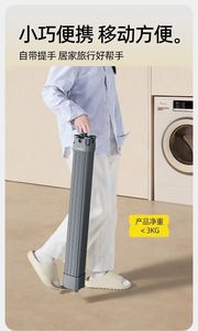 No-installation Ready-to-use Single Foldable Wall-mounted Carbon Steel + ABS <b>Clothes</b> Drying Rack for Kitchen Bathroom Living - Product Image 4