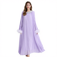 Robes maxi de luxe pour femmes, robe de soirée formelle longue jusqu'au sol avec des détails brodés à la main et un tissu durable