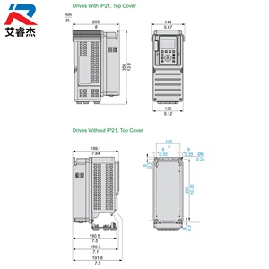 Inversor VFD Nuevo Original ATV630U30M3, Convertidor de Frecuencia Trifásico 200-240V 3KW 4HP, Serie ATV600, Variador de Frecuencia - Product Image 2