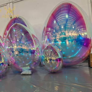 Huevos de Pascua Inflables Herméticos, Esferas Inflables Brillantes Personalizadas con Diseño de Arcoíris para Decoración de Centros Comerciales, Bodas y Festivales de Música - Product Image 5