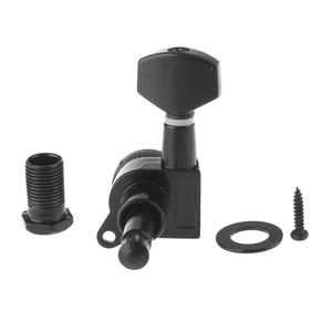 Accordeurs à verrouillage noirs 3R3L, chevilles d'accordage, clés, mécaniques de guitare pour guitare LP ou guitare <span class=keywords><strong>acoustique</strong></span> - Product Image 5