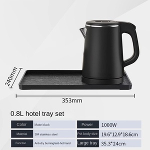 Electric <b>Kettle</b> 1.2L 304 Stainless Steel 800W Cordless Automatic Shut-Off <b>Boil</b>-Dry Protection Push-button Control 5-Year - Product Image 6