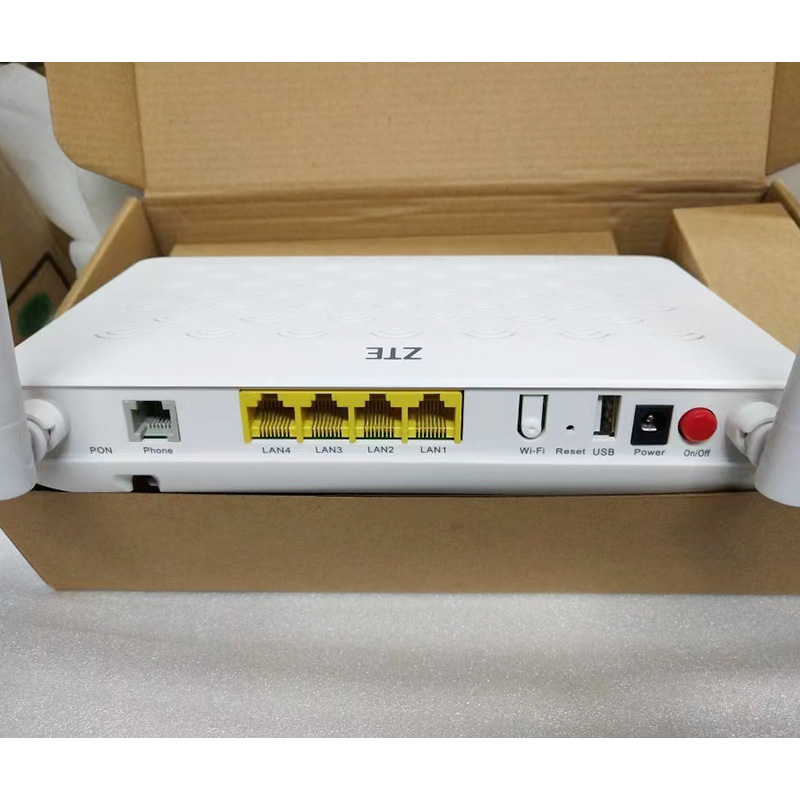 ZTE ZXA10 F609 ONU Modem - 4GE, Gpon, and USB Wifi Router