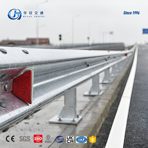 Q235 Q345 Barrera de tráfico de carretera de viga flexible de acero galvanizado para seguridad Tipo de producto Barandilla - Product Image 6
