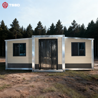 Maison préfabriquée mobile de haute qualité 2 3 4 chambres Maisons préfabriquées modulaires Tiny Homes 20 pieds 40 pieds Maisons conteneurs portables extensibles
