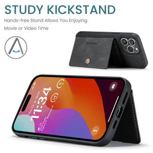Funda de Teléfono con Tarjetero Magnético Desmontable de Cuero <span class=keywords><strong>para</strong></span> <span class=keywords><strong>Galaxy</strong></span> S22 S23 Ultra, Funda Tipo Cartera de Lujo <span class=keywords><strong>para</strong></span> <span class=keywords><strong>Samsung</strong></span> S22 Ultra - Product Image 5
