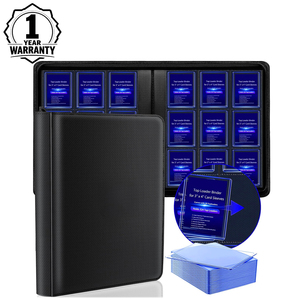 แฟ้มใส่การ์ด PU แบบสั่งทำขายส่ง 9 ช่อง ใส่การ์ดได้ 360 ใบ ขนาด 3x4 นิ้ว สำหรับการ์ด TCG PKM MTG - Product Image 1