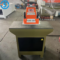 Presse à découper motorisée GECUT GEA-S120 750W, force de coupe 8 tonnes, compatibilité 220V/380V/110V, pour la découpe de semelles intérieures de chaussures