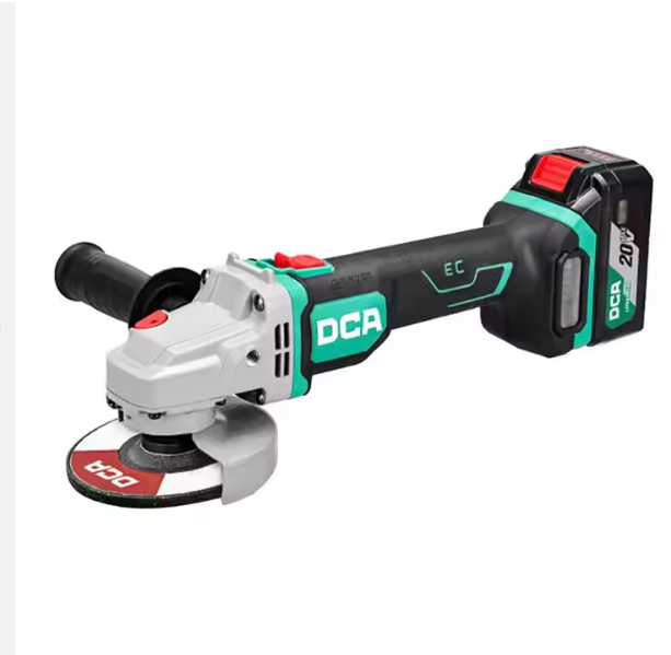 Dongcheng DCA DIY ADSM06-100 Industrial Brushless Lithium Electric Angle Grinder Paddle 4.0Ah Battery Polishing Grinding Machine