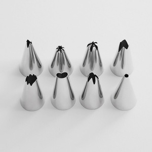 ชุดหัวบีบสแตนเลสพร้อมหัวบีบครีมและหัวแต่งหน้าเค้ก วัสดุ EVA และ PP ถุงบีบเค้ก อุปกรณ์ทำขนม - Product Image 5