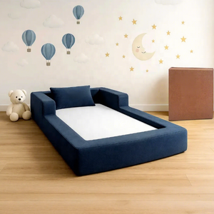 Nouveau lit pour enfant 2026, design bas au sol, en mousse écologique douce et confortable, lit de sol sans cadre pour salon et école - Product Image 4