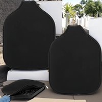 Housse de protection personnalisée en néoprène réutilisable pour raquette de pickleball, portable, résistante aux rayures et à la poussière, avec fermeture éclair latérale, pour le divertissement