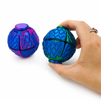 Bola Telur Naga Putar-Tekan Terlaris Warna Gradasi Baru Penghilang Stres Spinner Ujung Jari Produk Terlaris Internasional Cetak 3D PLA