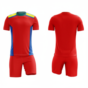 Vêtements de sport les plus vendus, uniformes de football pour hommes, ensembles d'uniformes de football personnalisés en 100% polyester avec service OEM - Product Image 1