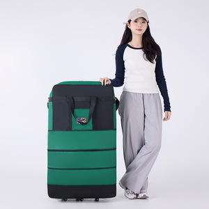 Large Capacity Waterproof <b>Foldable</b> Lightweight Soft Handle Travelling Luggage <b>Trolley</b> Suitcase Bags Custom Logo Factory Direct - Product Image 2