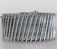Weather Resistant Bulk 15 Degree Coil Nails Barbed Ring Smooth Shank Iron Roofing Nails for USA Canada