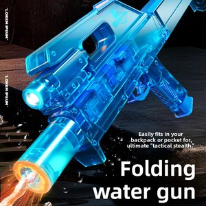 Pistolet à eau électrique pliable <span class=keywords><strong>FMG9</strong></span>, lampe torche tactique, tir automatique continu, haute pression, portable pour enfants et adultes - Product Image 2