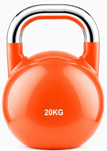 Kettlebell en acier réglable NOVISON Jk-26626-02 avec poignée ergonomique, code couleur, qualité professionnelle, pour CrossFit et musculation à domicile - Product Image 4